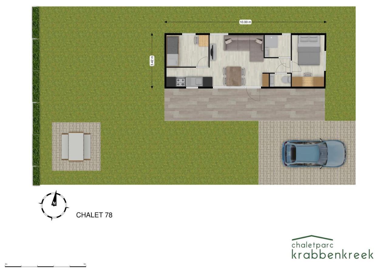 Chaletparc Krabbenkreek Zeeland - Chalet 78 Sint-Annaland Exterior foto